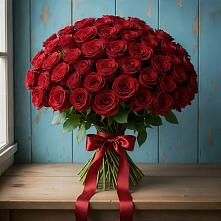 Букет Красные розы Блэк Меджик в Уват