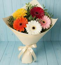 Букет цветов из:  Герберы #REPLACE_PRED# Уват