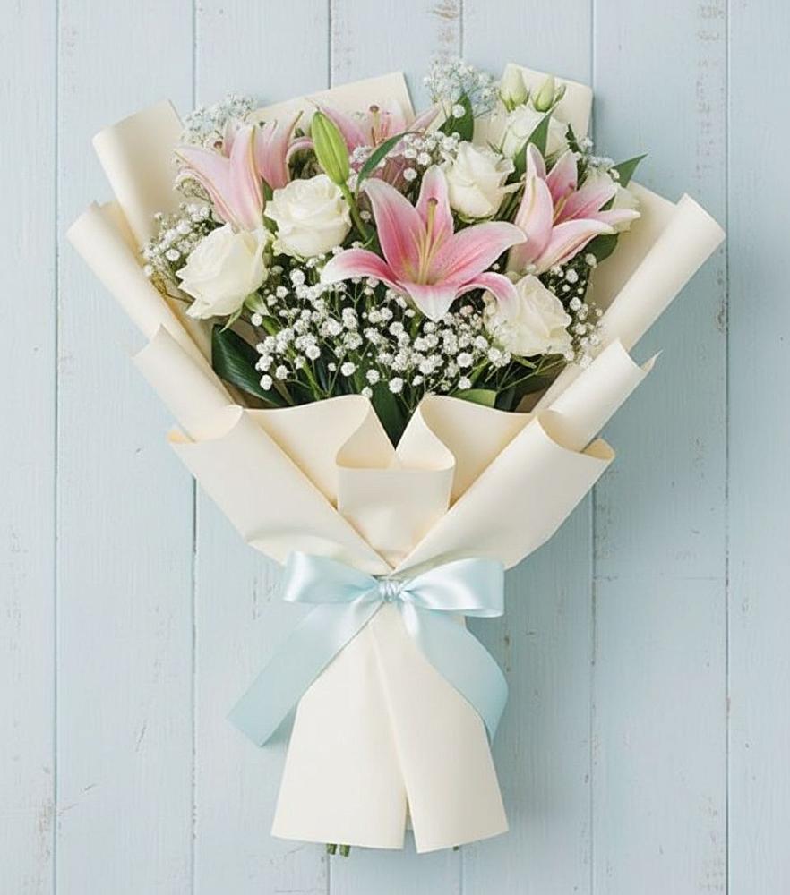 Букет цветов из: Лилии в Уват