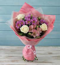 Букет цветов из:  Герберы #REPLACE_PRED# Уват