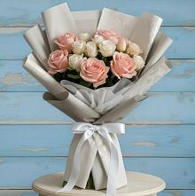 Букет цветов из:  Розы #REPLACE_PRED# Уват