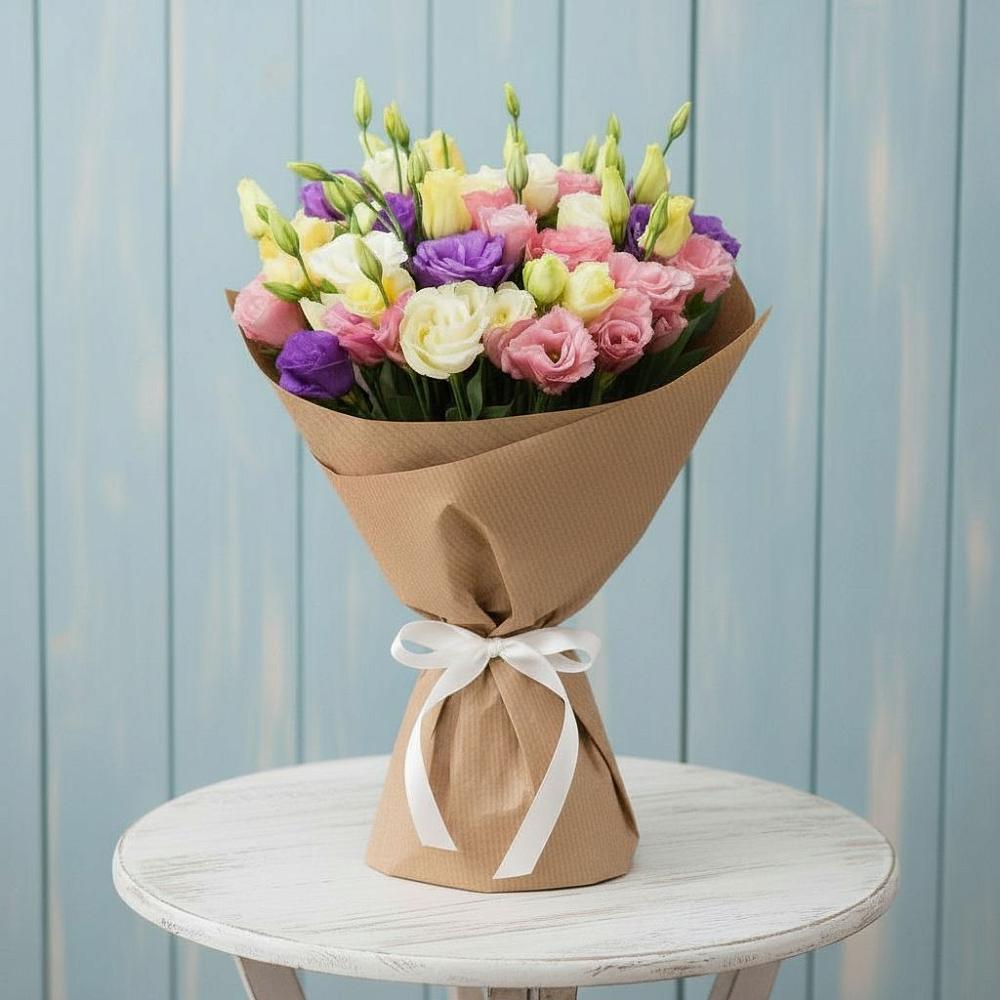 Букет цветов из: Лизиантусы в Уват