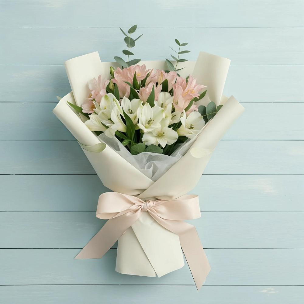 Букет цветов из: Альстромерии в Уват