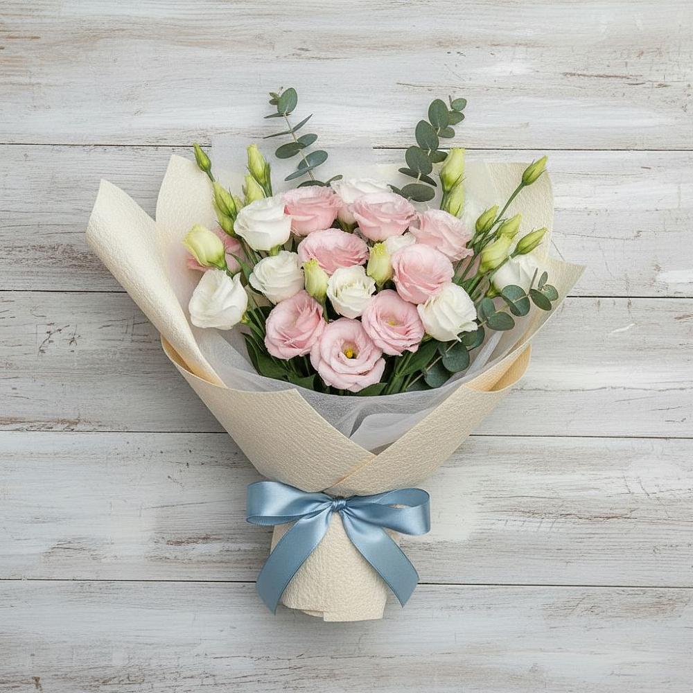 Букет цветов из: Лизиантусы в Уват